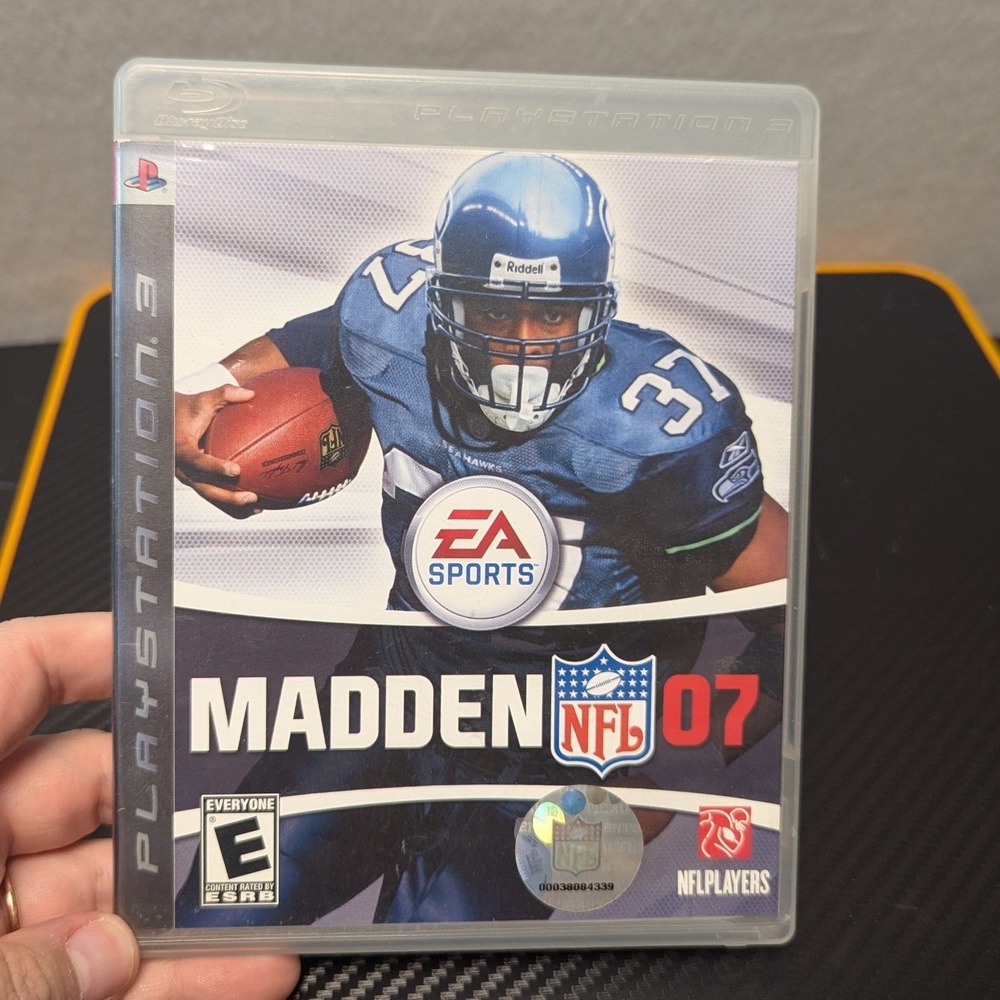 EA Sports Madden‎ NFL 07 PS3 PlayStation 3 Shaun Alexander Cover CIB